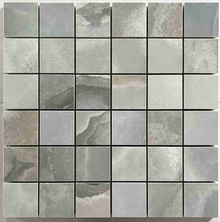 Reves Jade Matte Mosaic 2 x 2 12 x 12 Reves Jade Matte Mosaic 2 x 2 12 x 12